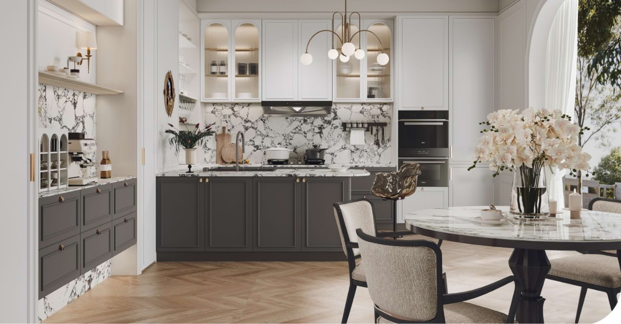 Mẫu nhà bếp đẹp đơn giản