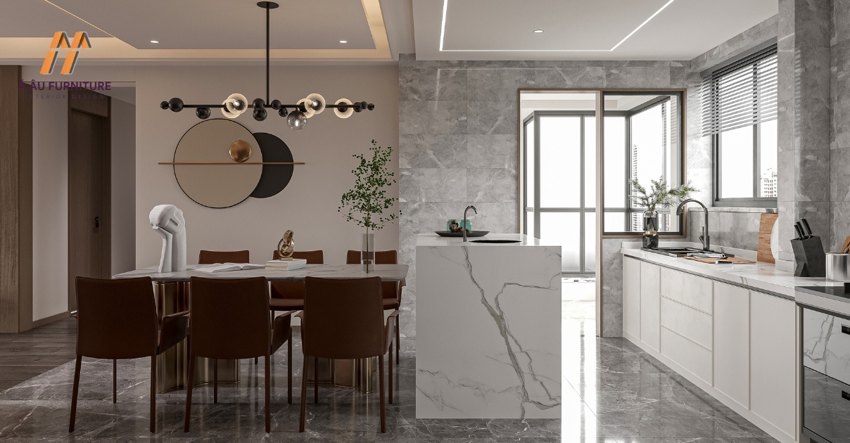 Mẫu nhà bếp đẹp đơn giản