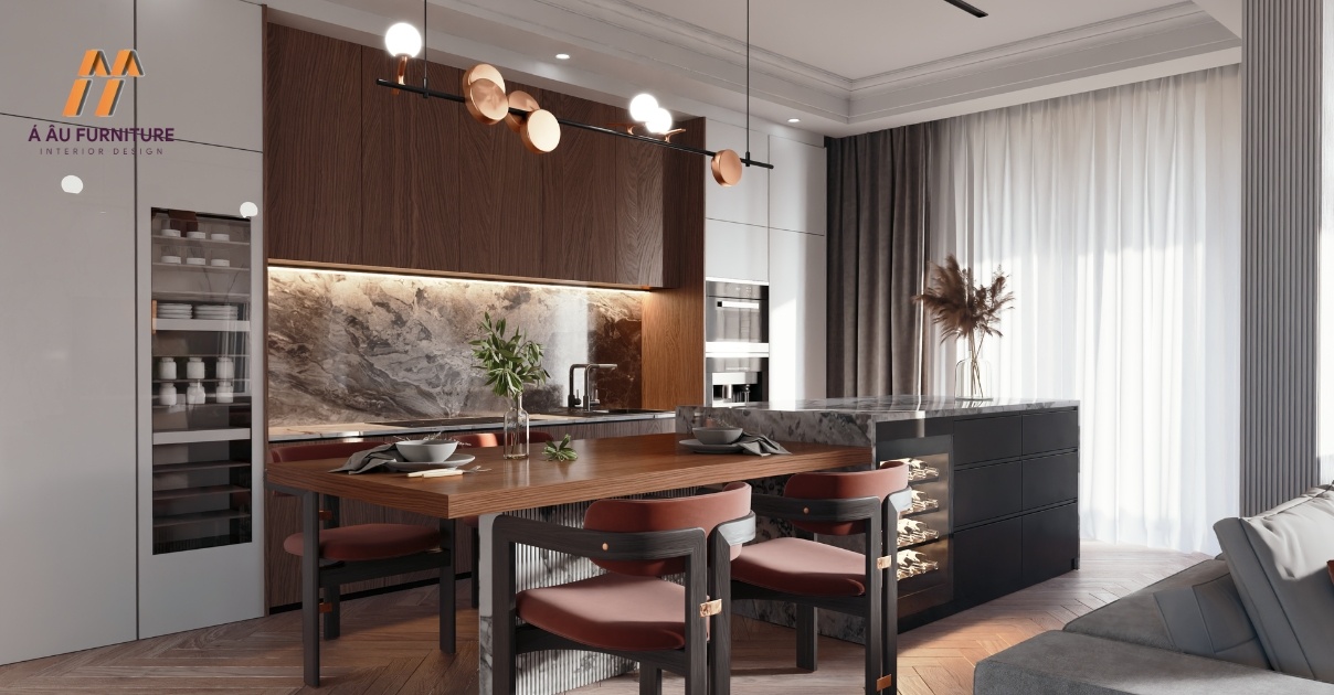 Mẫu nhà bếp đẹp đơn giản