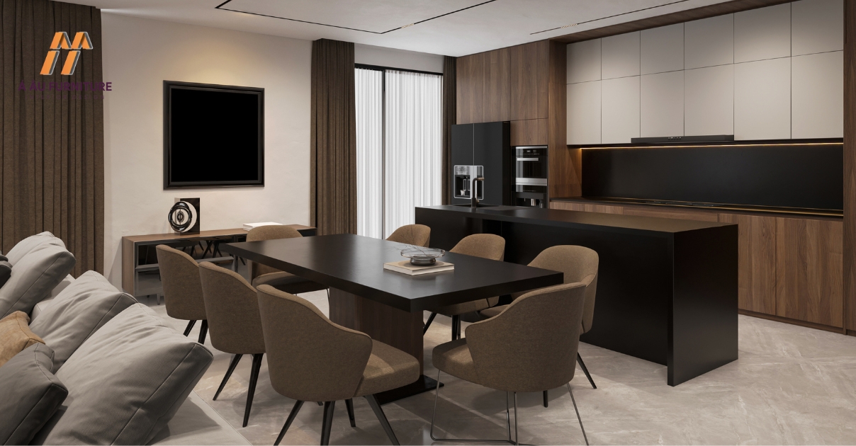 phòng bếp đẹp sang trọng