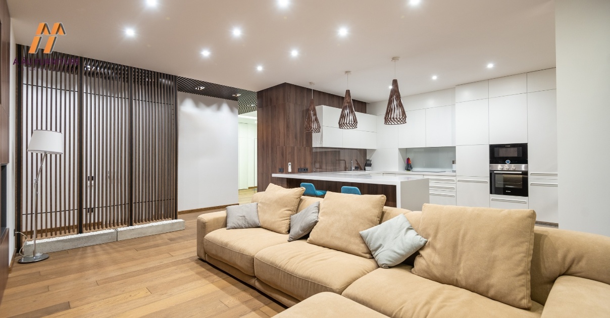 thiết kế bếp chung cư