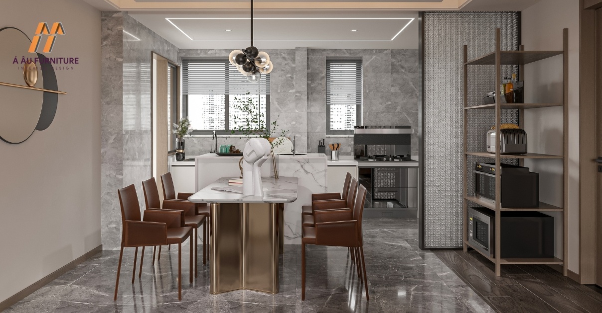 thiết kế nội thất phòng bếp