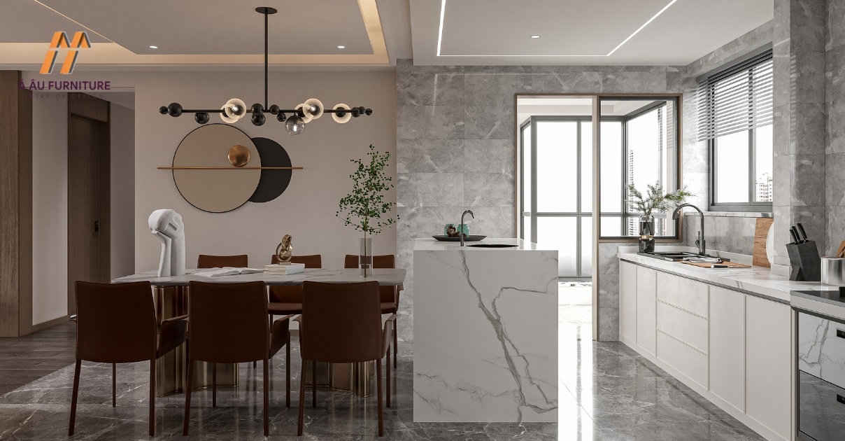 thiết kế nội thất phòng bếp