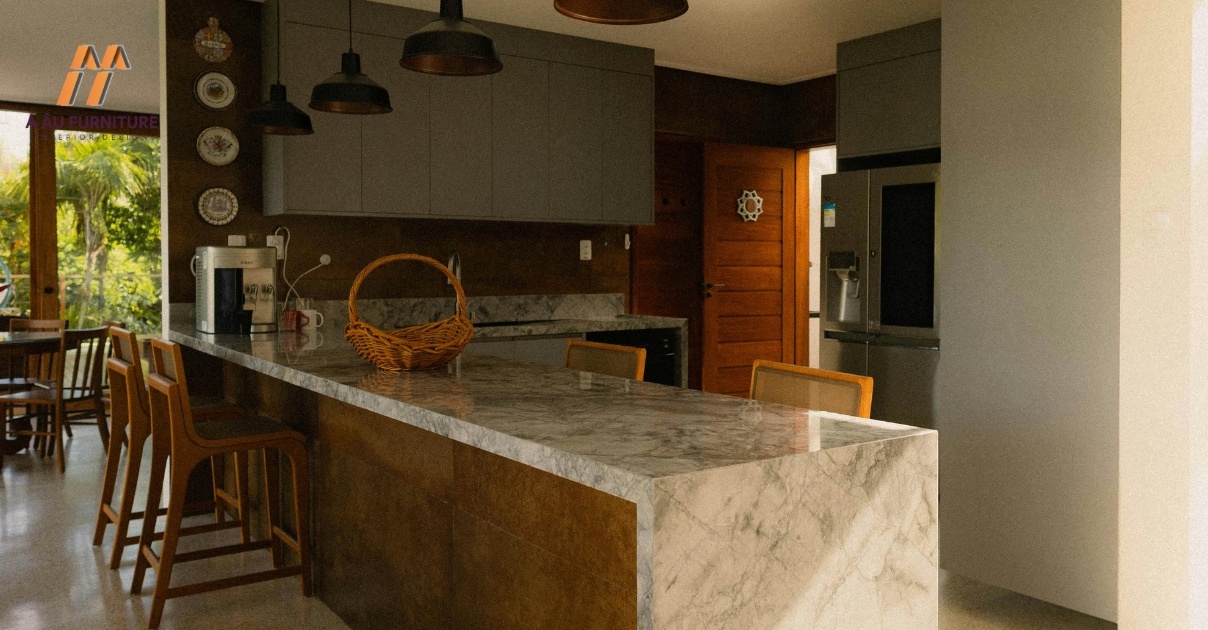 thiết kế nội thất phòng bếp