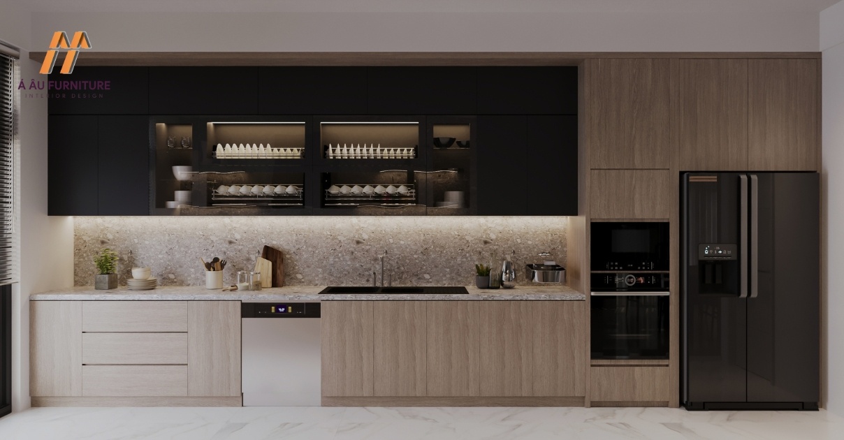 thiết kế nội thất phòng bếp