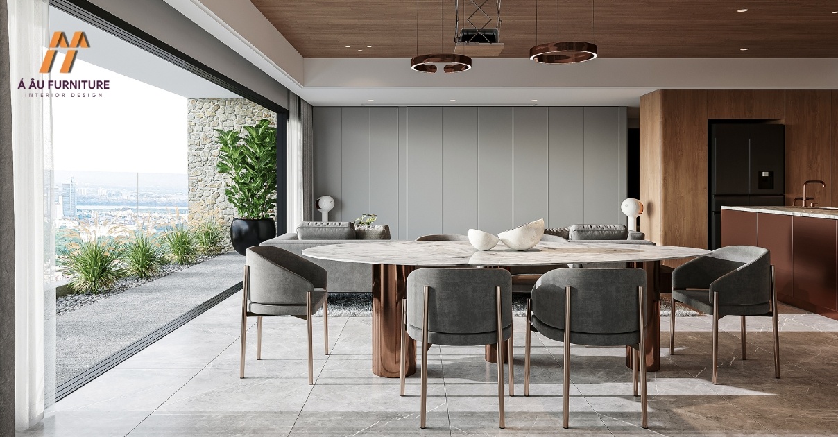 thiết kế phòng ăn