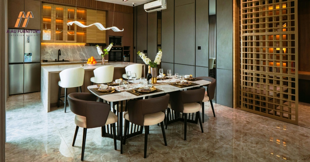 thiết kế phòng ăn