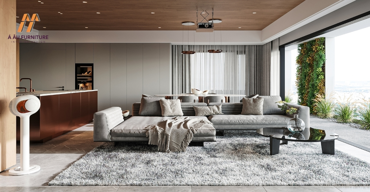 phòng khách nhà cấp 4