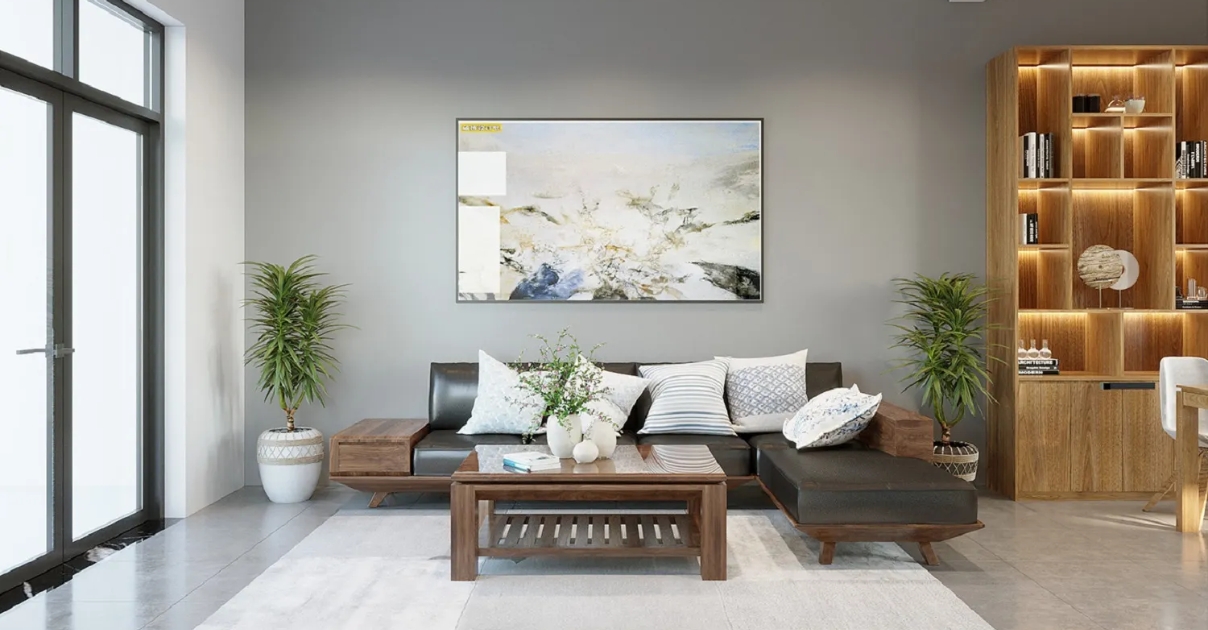 phòng khách nhà cấp 4