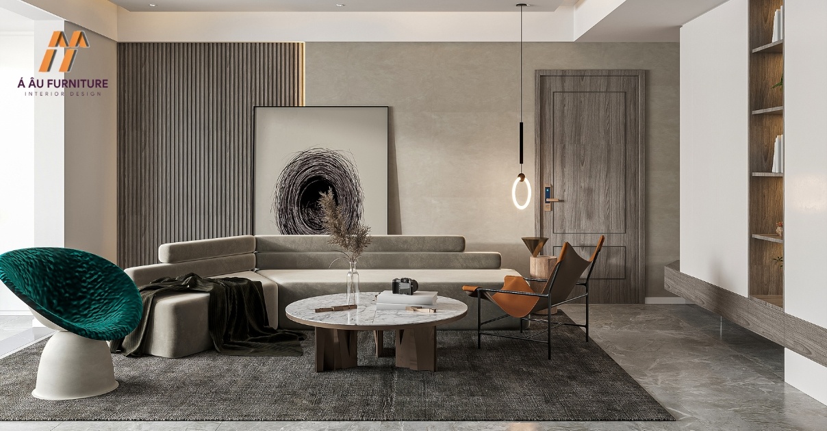 phòng khách nhà phố