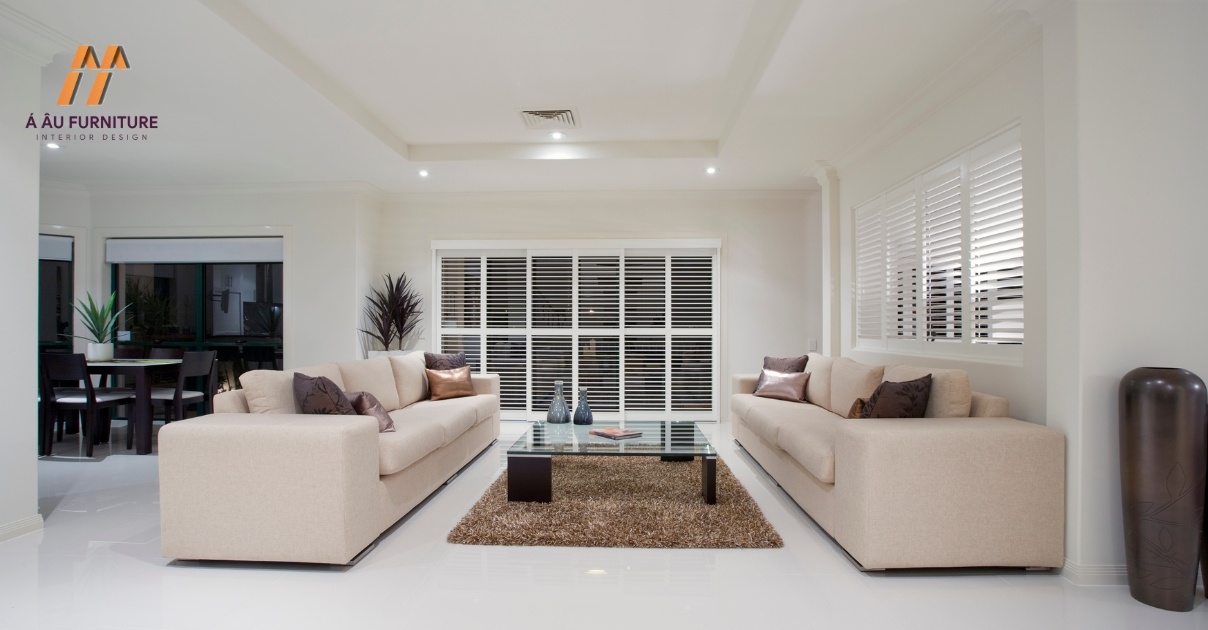 phòng khách nhà phố