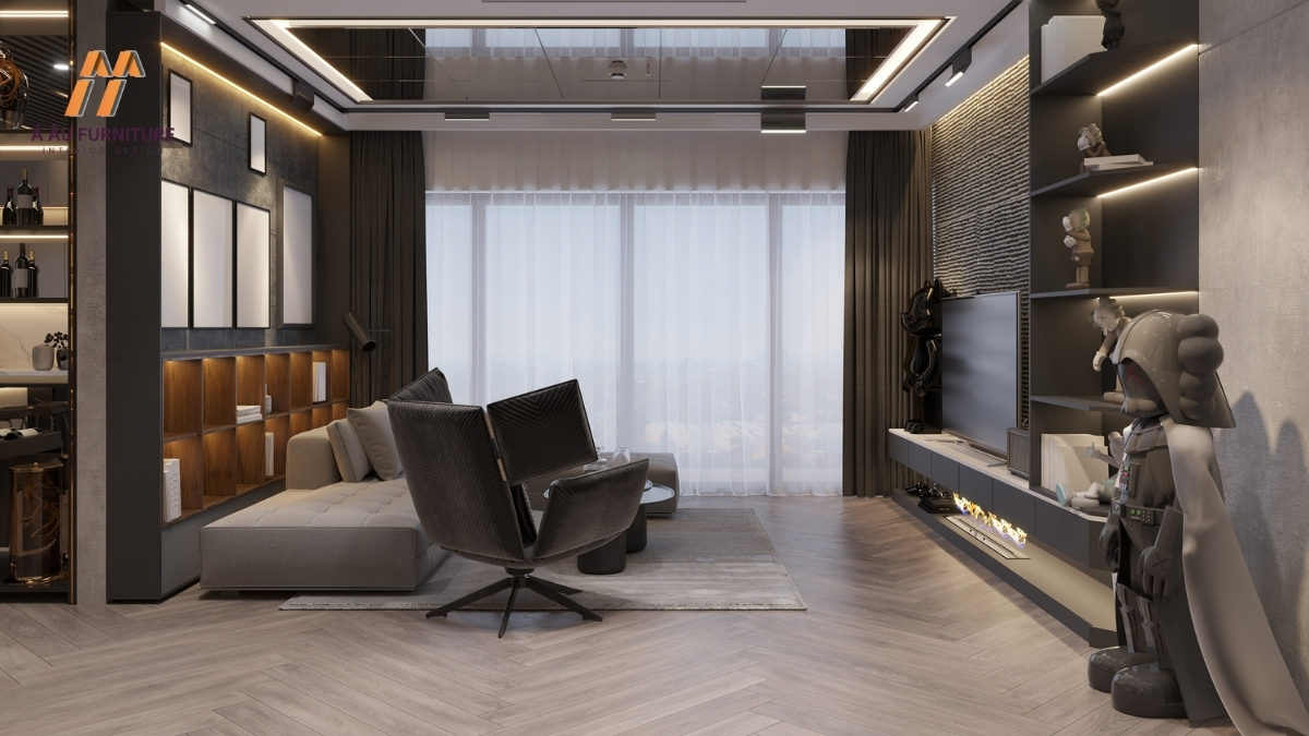 thiết kế nội thất phòng khách