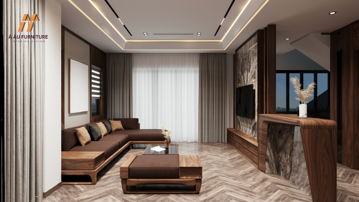 thiết kế nội thất phòng khách