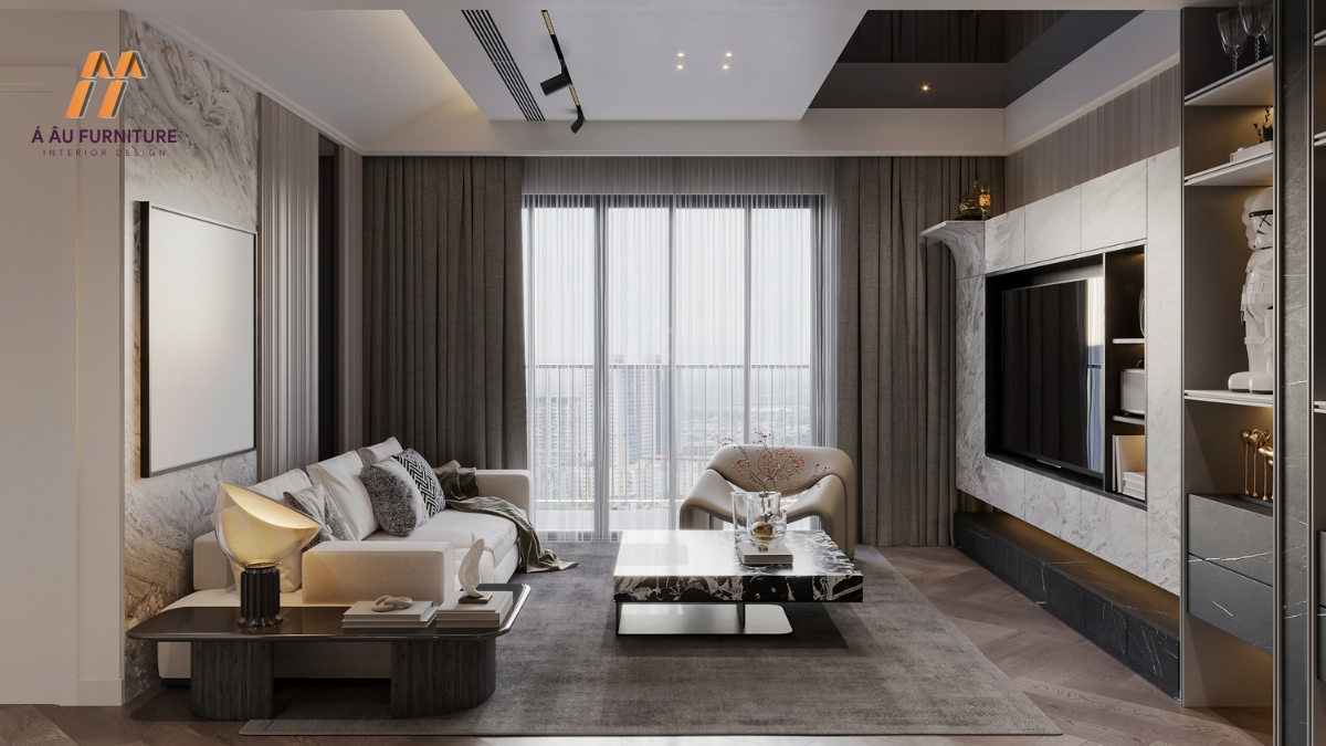 thiết kế nội thất phòng khách