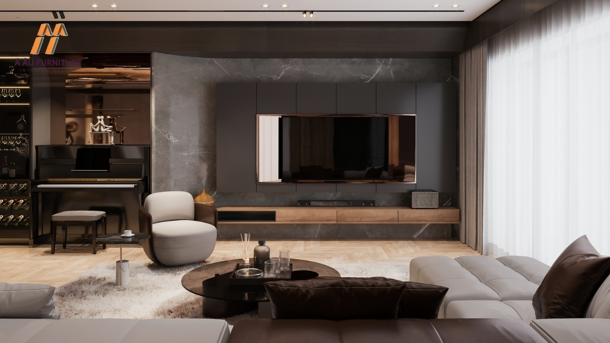 thiết kế nội thất phòng khách