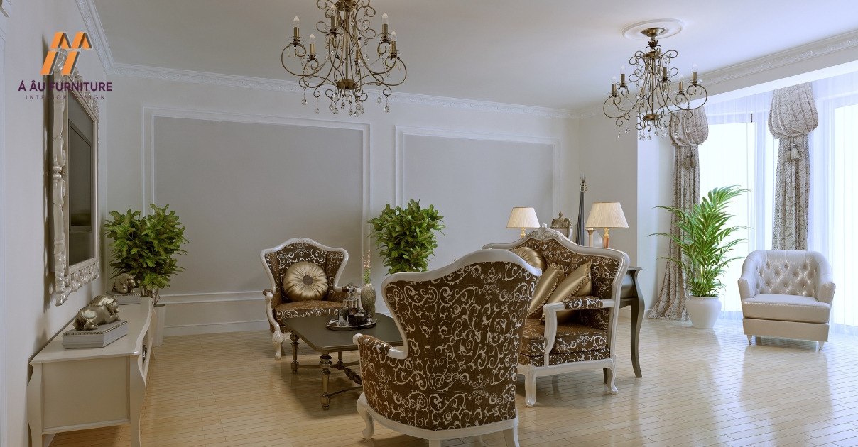 Phòng khách cổ điển