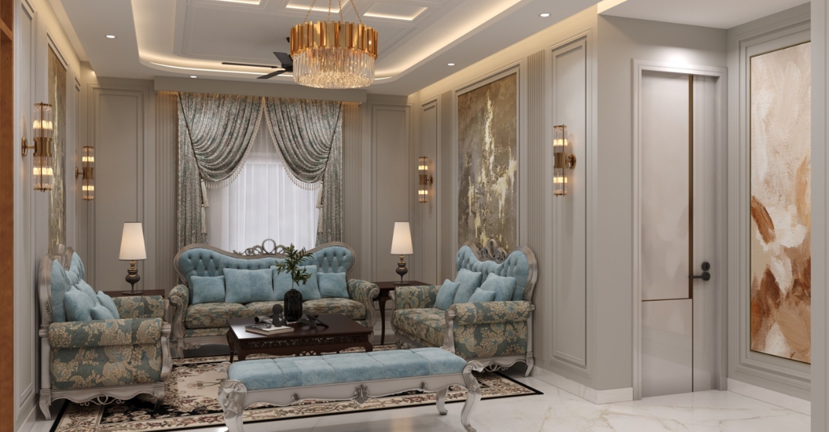 Phòng khách cổ điển