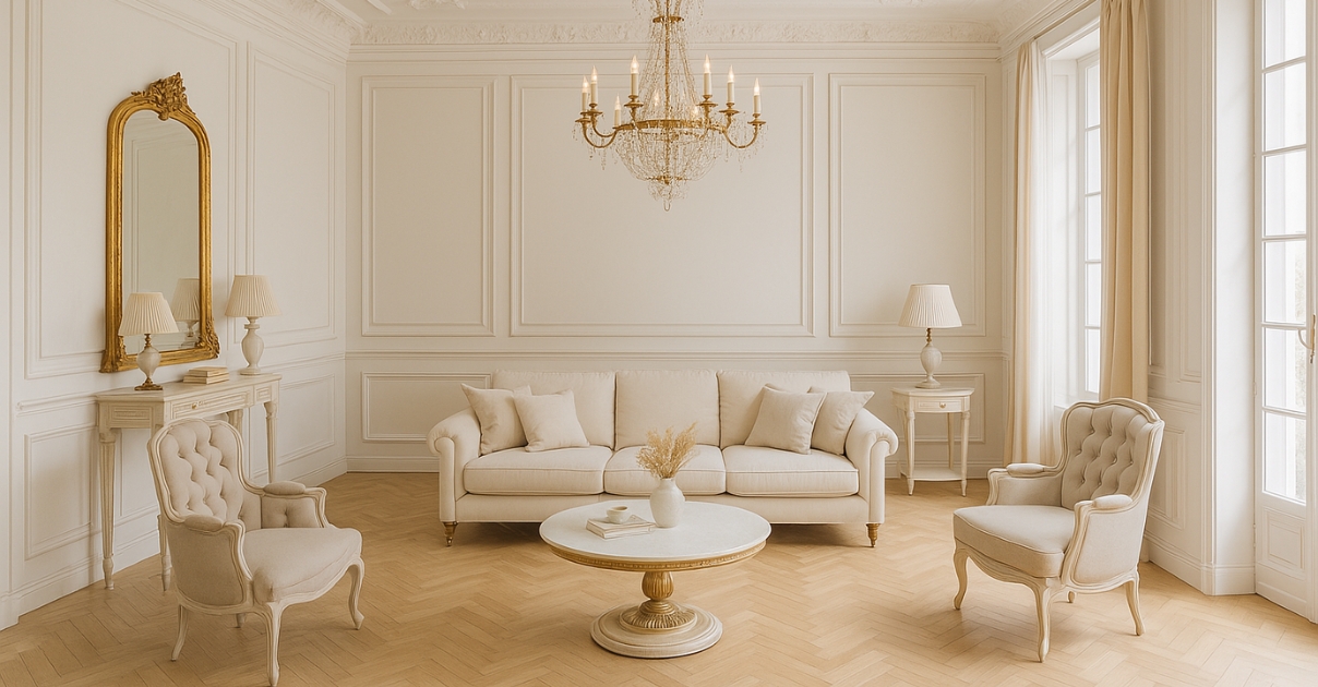 Phòng khách cổ điển