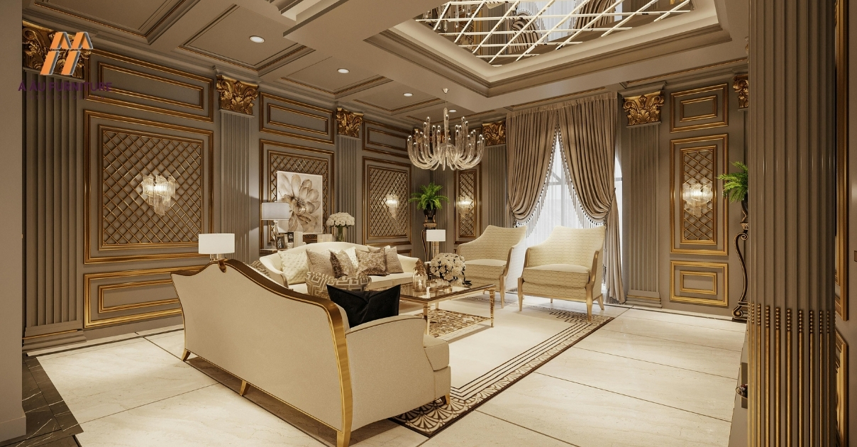 Phòng khách cổ điển