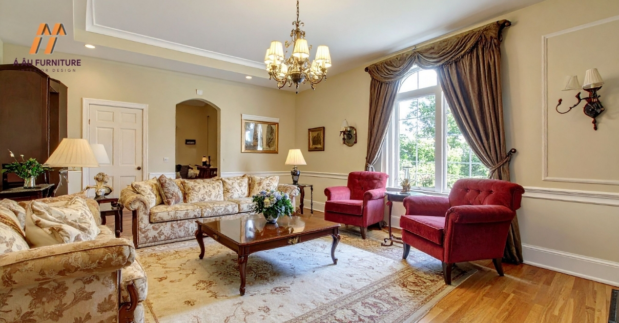 Phòng khách cổ điển