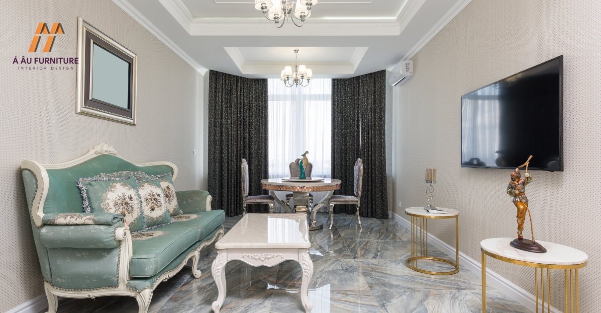 Phòng khách cổ điển