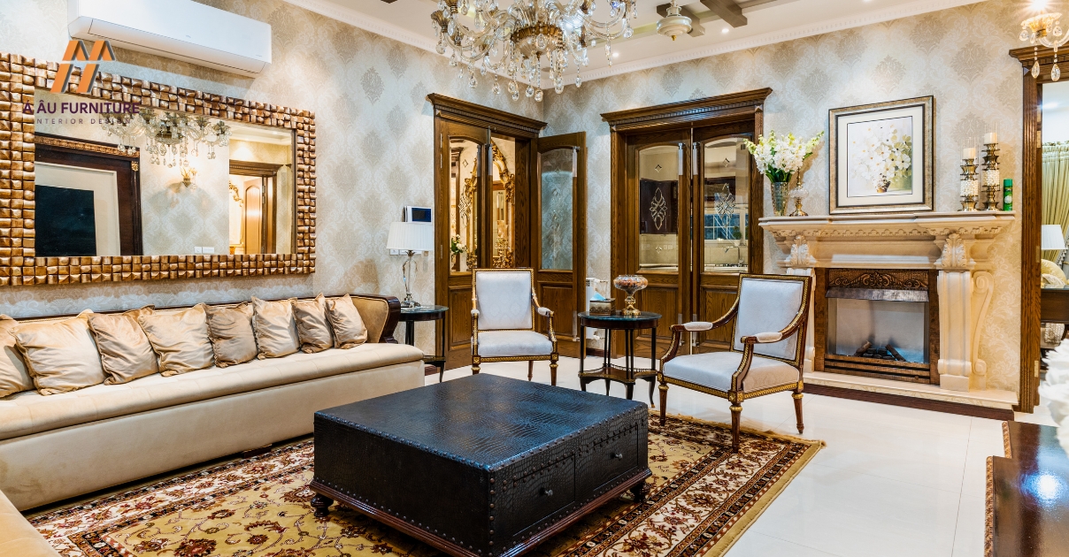 Phòng khách cổ điển