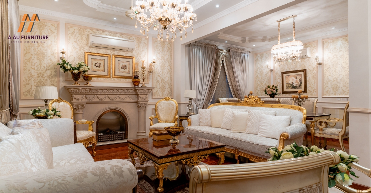 Phòng khách cổ điển