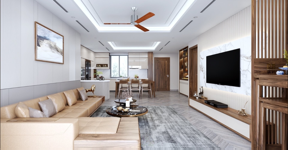 phòng khách nhà ống