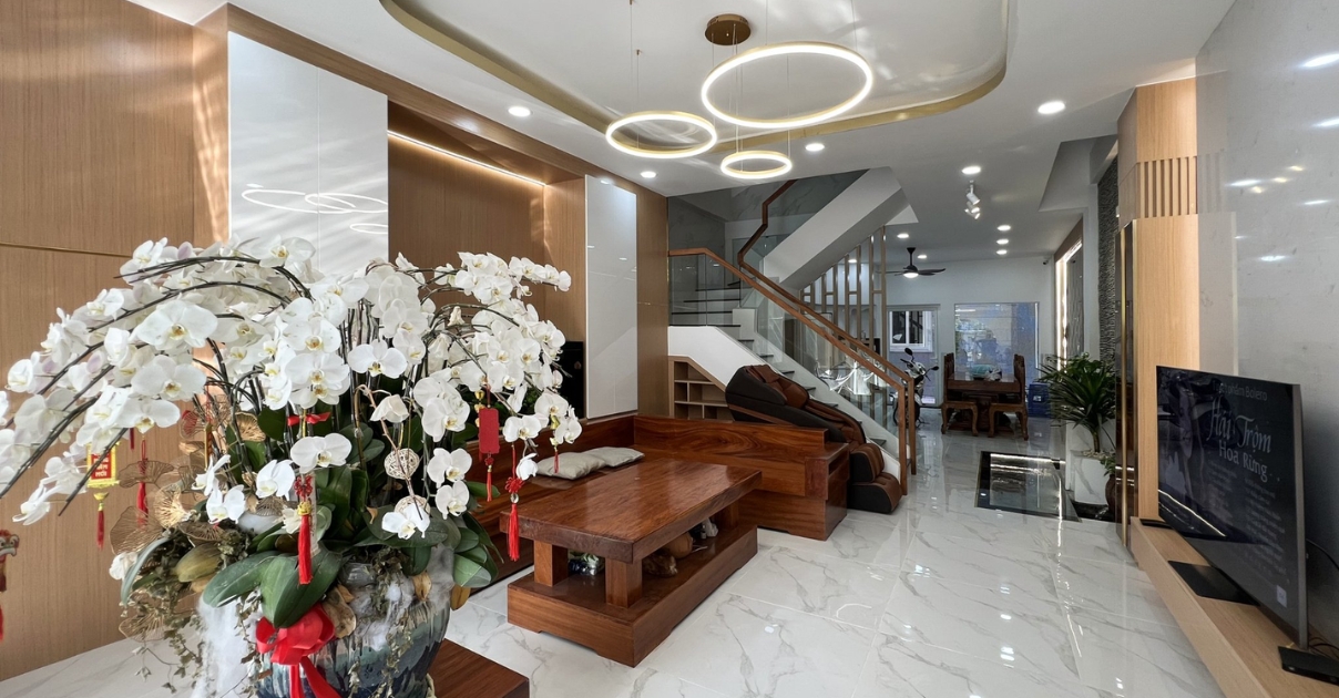 thiết kế phòng khách Tân cổ điển