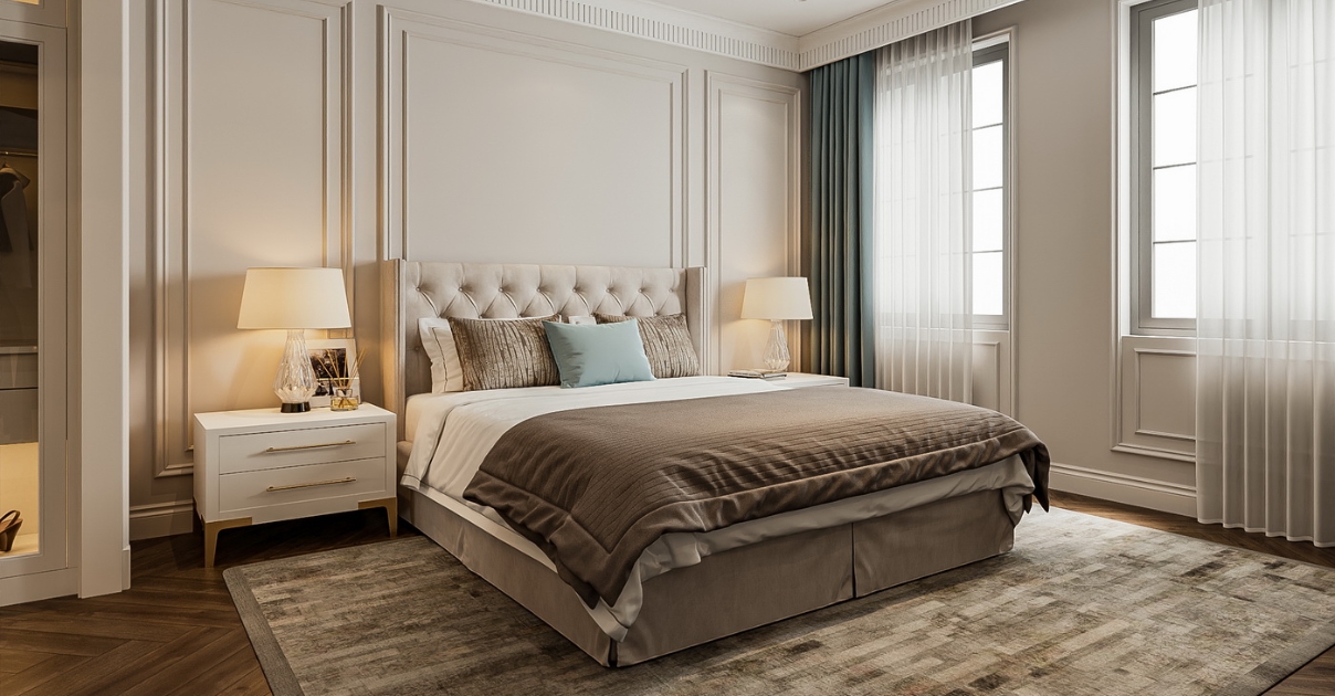 phòng ngủ tân cổ điển