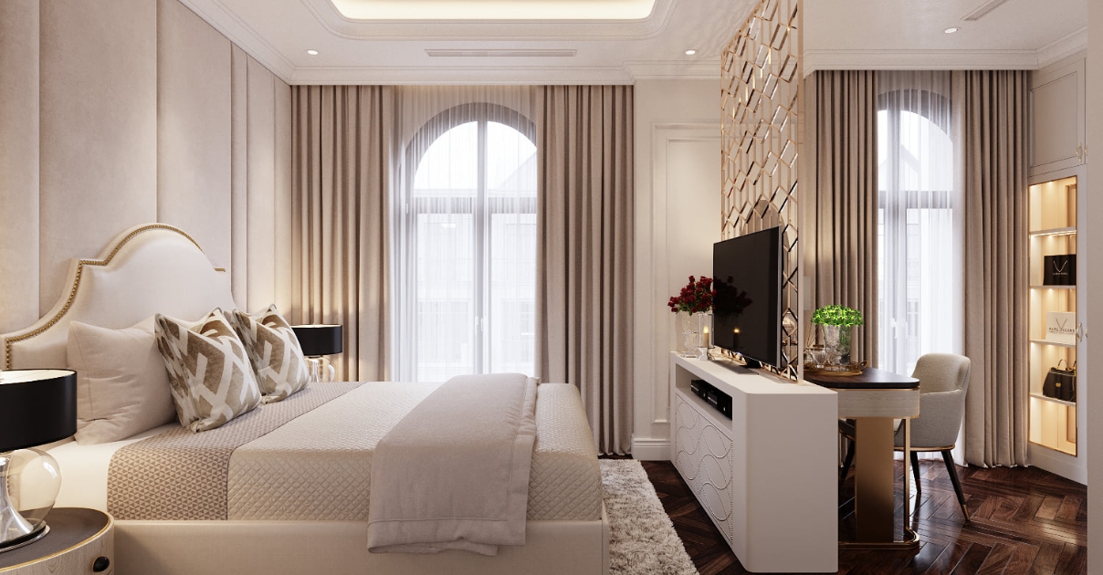phòng ngủ tân cổ điển