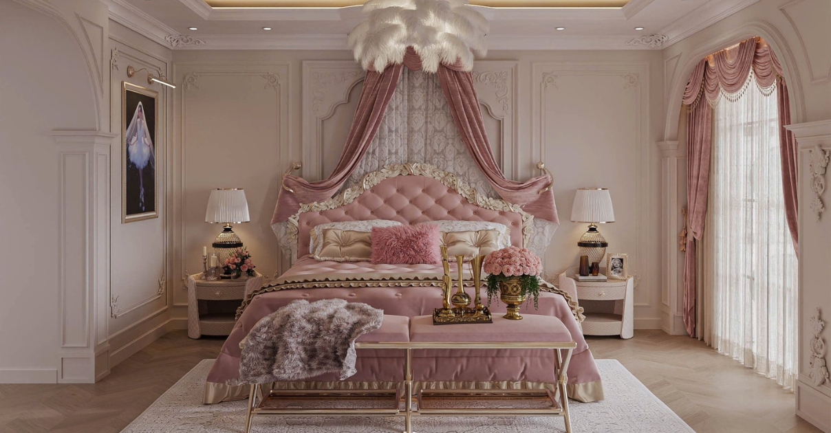 phòng ngủ tân cổ điển