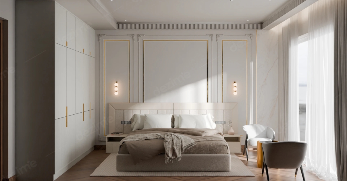 phòng ngủ tân cổ điển