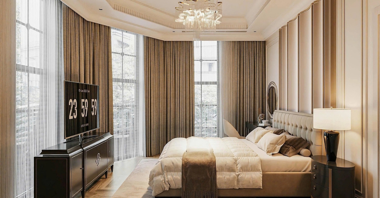 phòng ngủ tân cổ điển