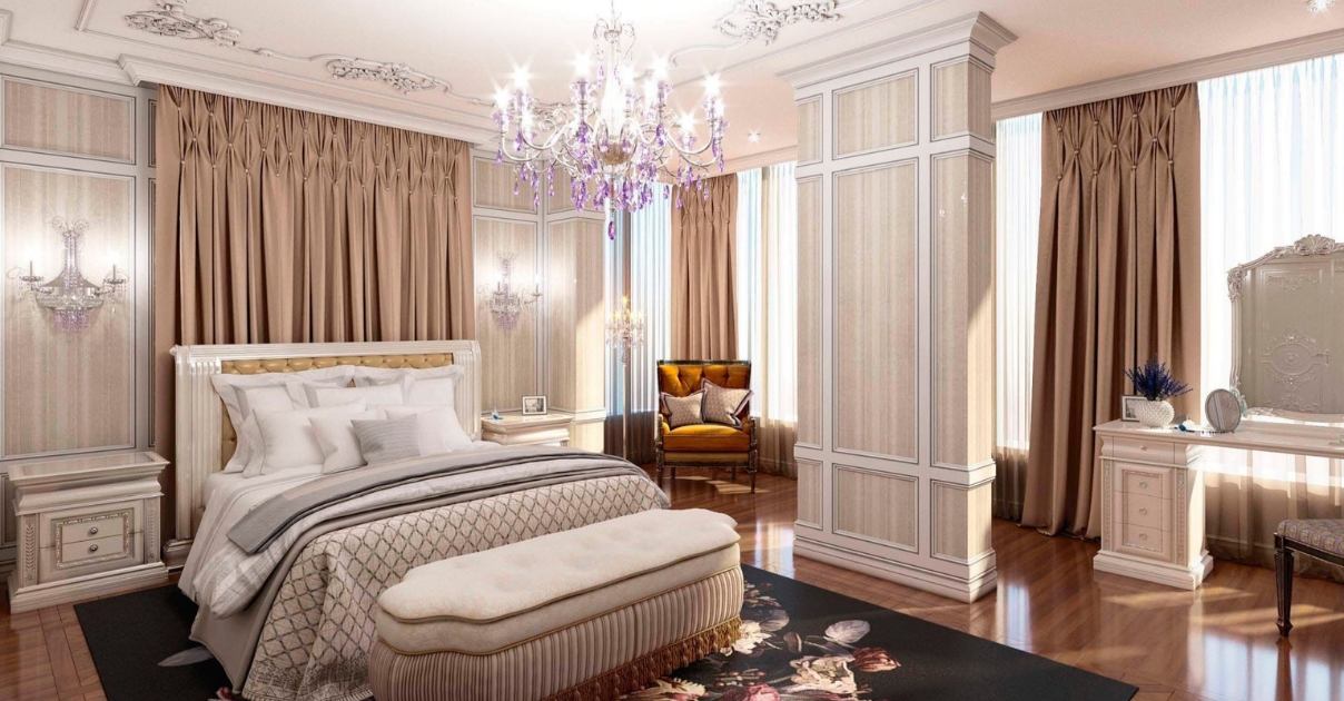 phòng ngủ tân cổ điển