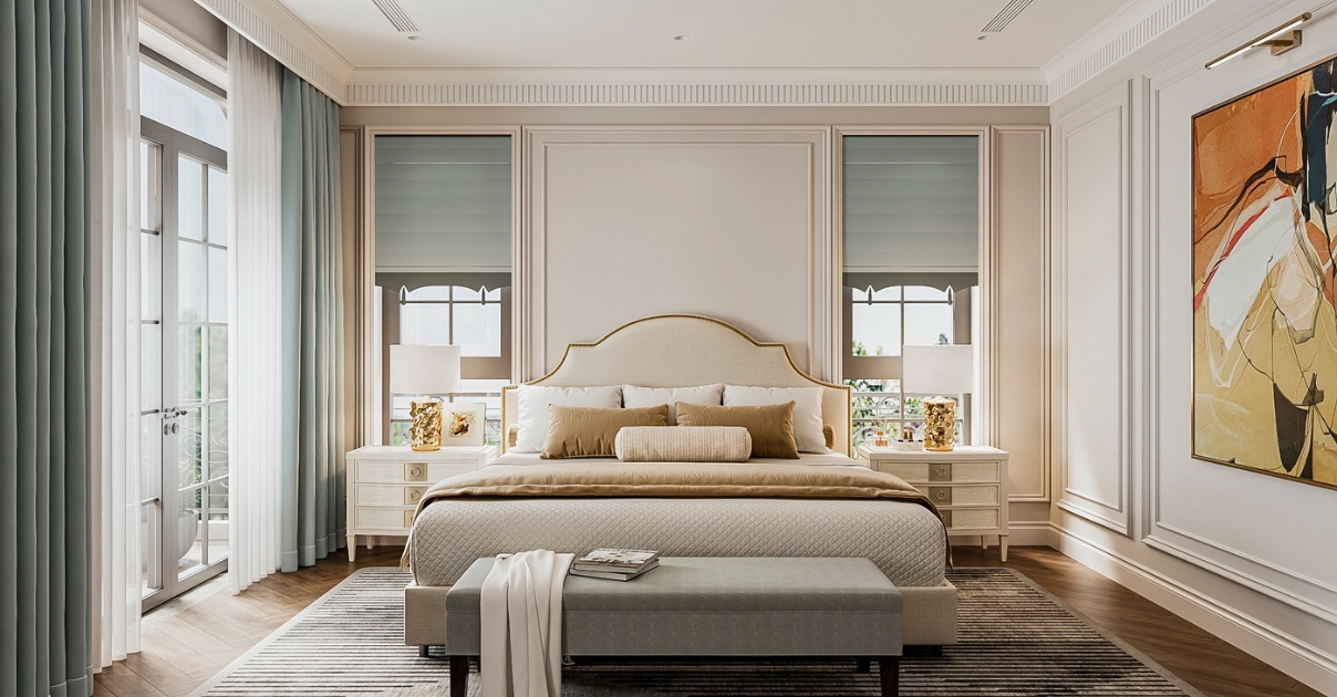 phòng ngủ tân cổ điển