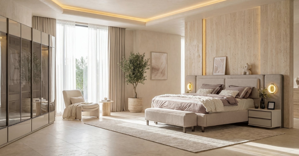 phòng ngủ tân cổ điển