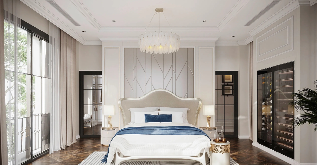 phòng ngủ tân cổ điển