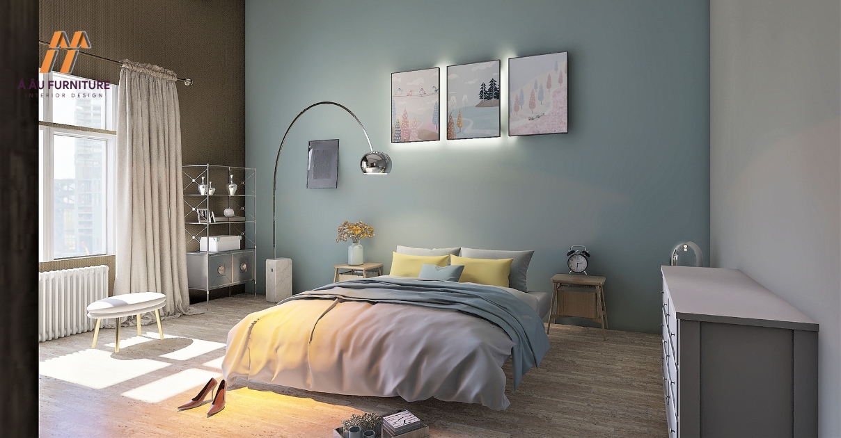 thiết kế phòng ngủ 20m2