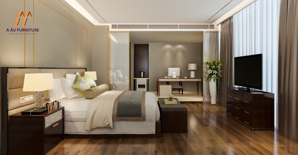 thiết kế phòng ngủ 25m2