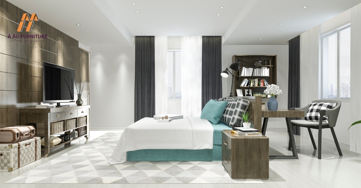 thiết kế phòng ngủ 25m2