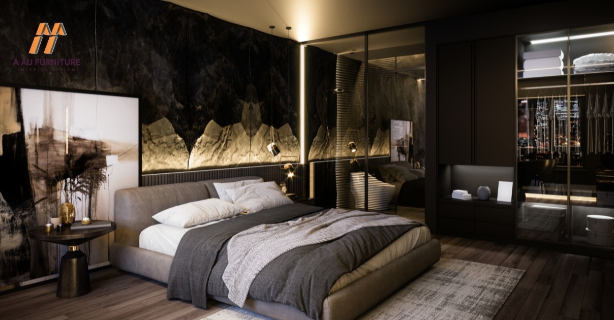 thiết kế phòng ngủ 25m2