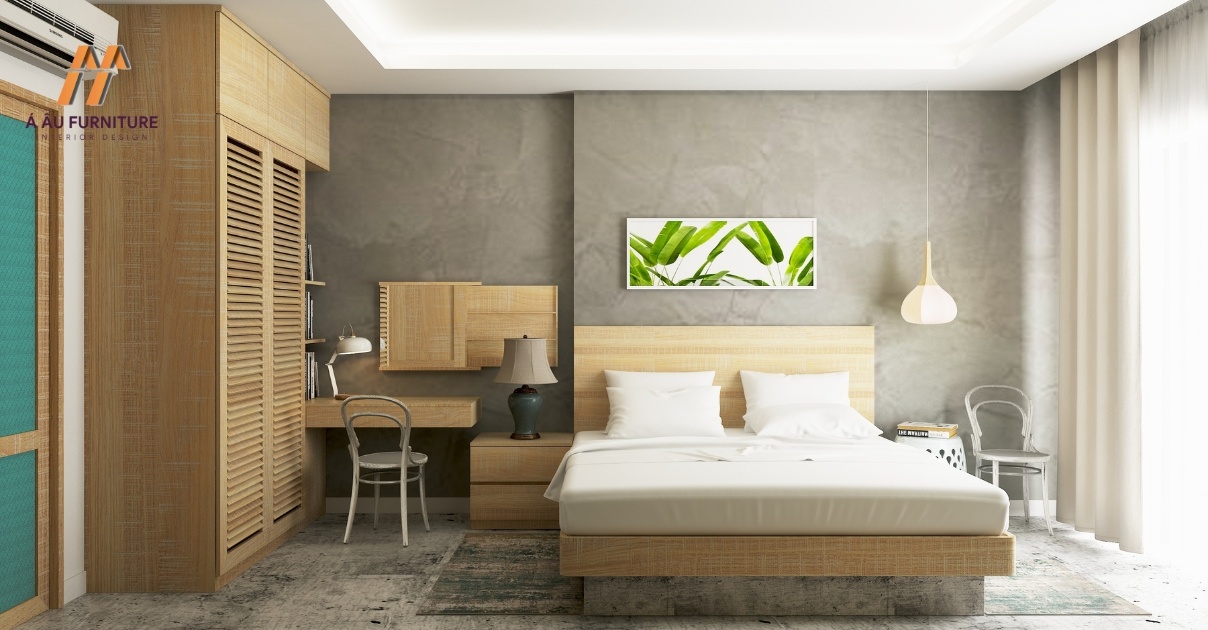 thiết kế phòng ngủ 25m2