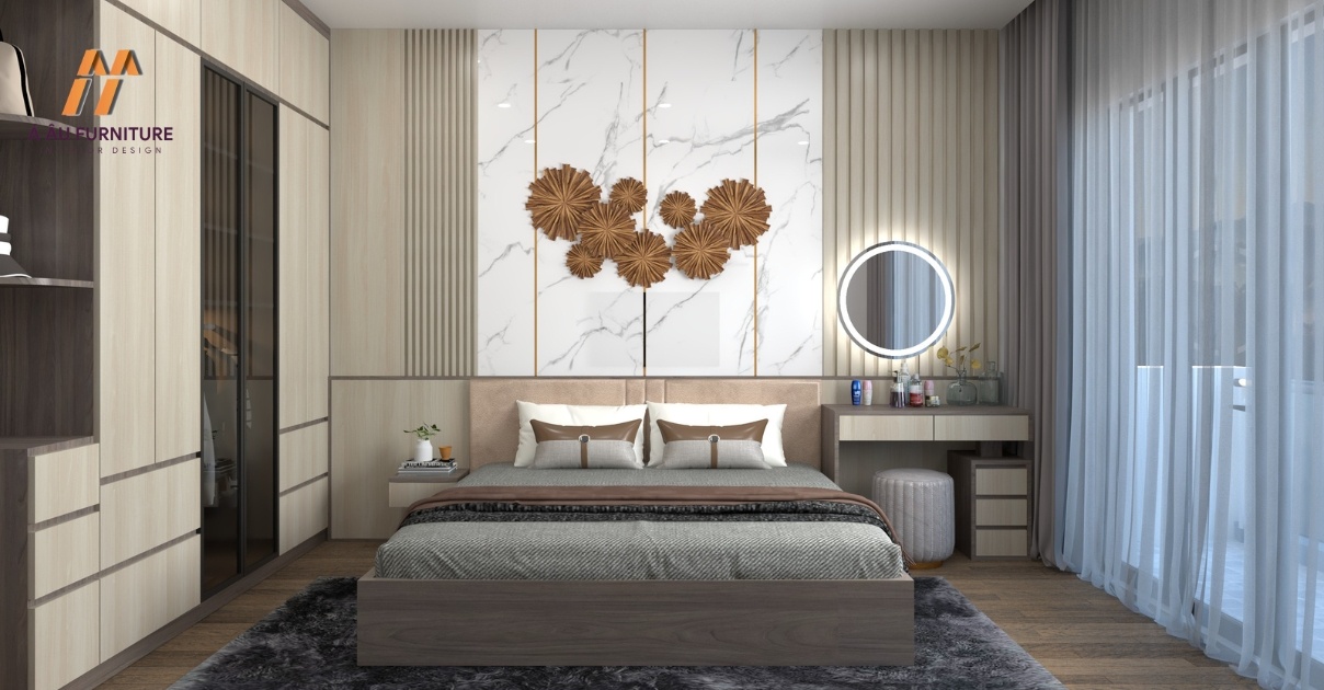 thiết kế phòng ngủ 25m2