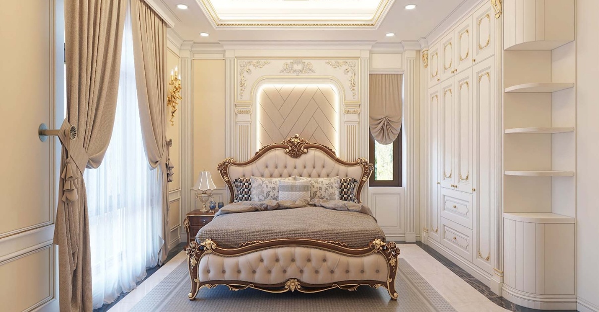 thiết kế phòng ngủ 30m2