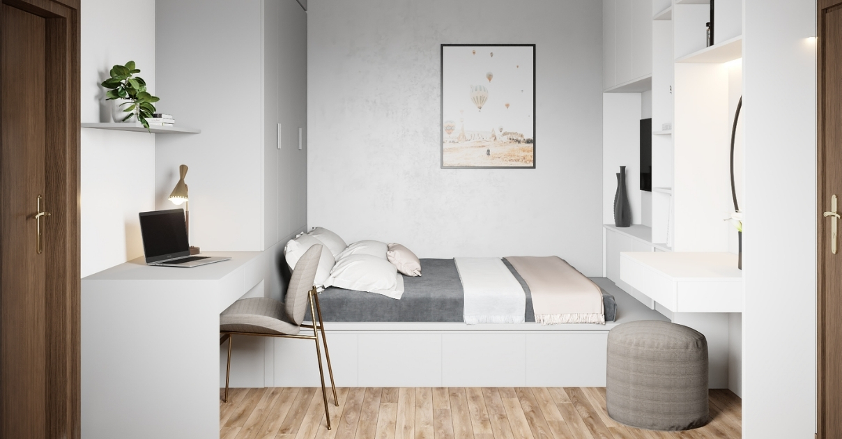 thiết kế phòng ngủ chung cư