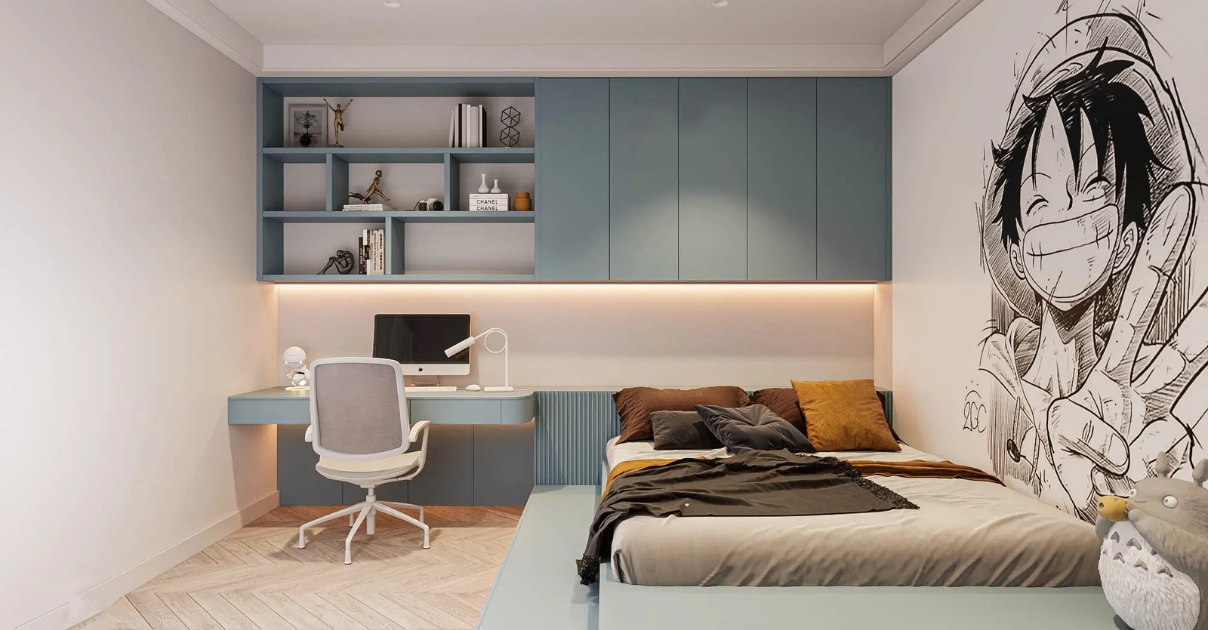 thiết kế phòng ngủ đơn giản