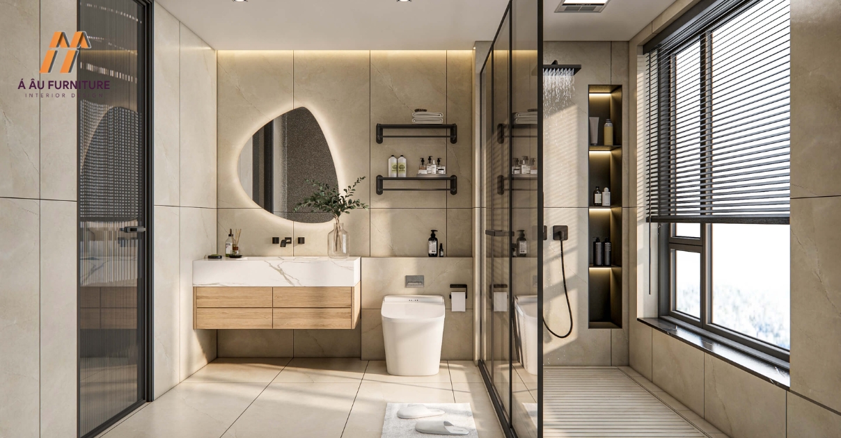 mẫu nhà tắm đẹp sang trọng