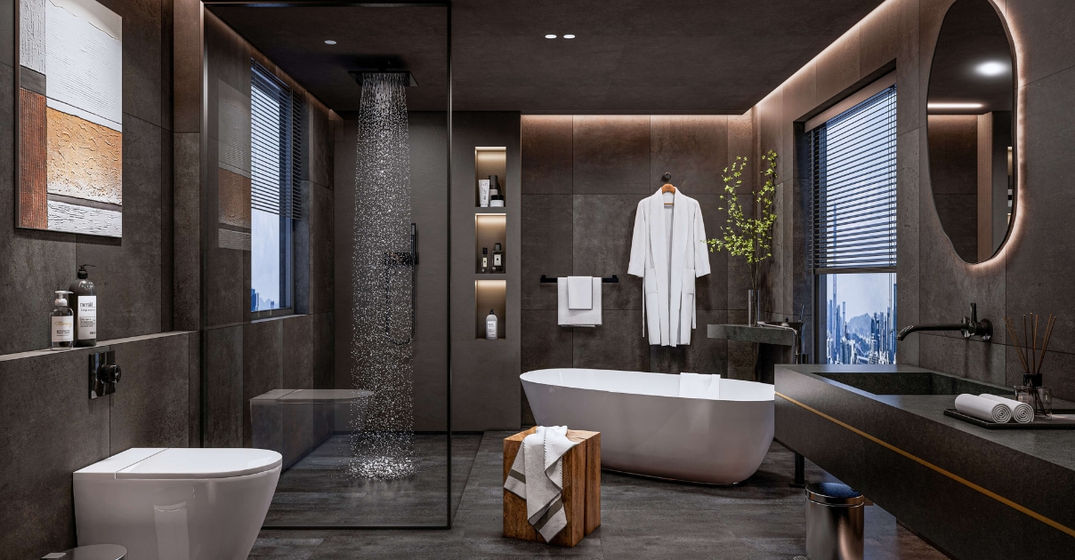 mẫu nhà tắm đẹp sang trọng