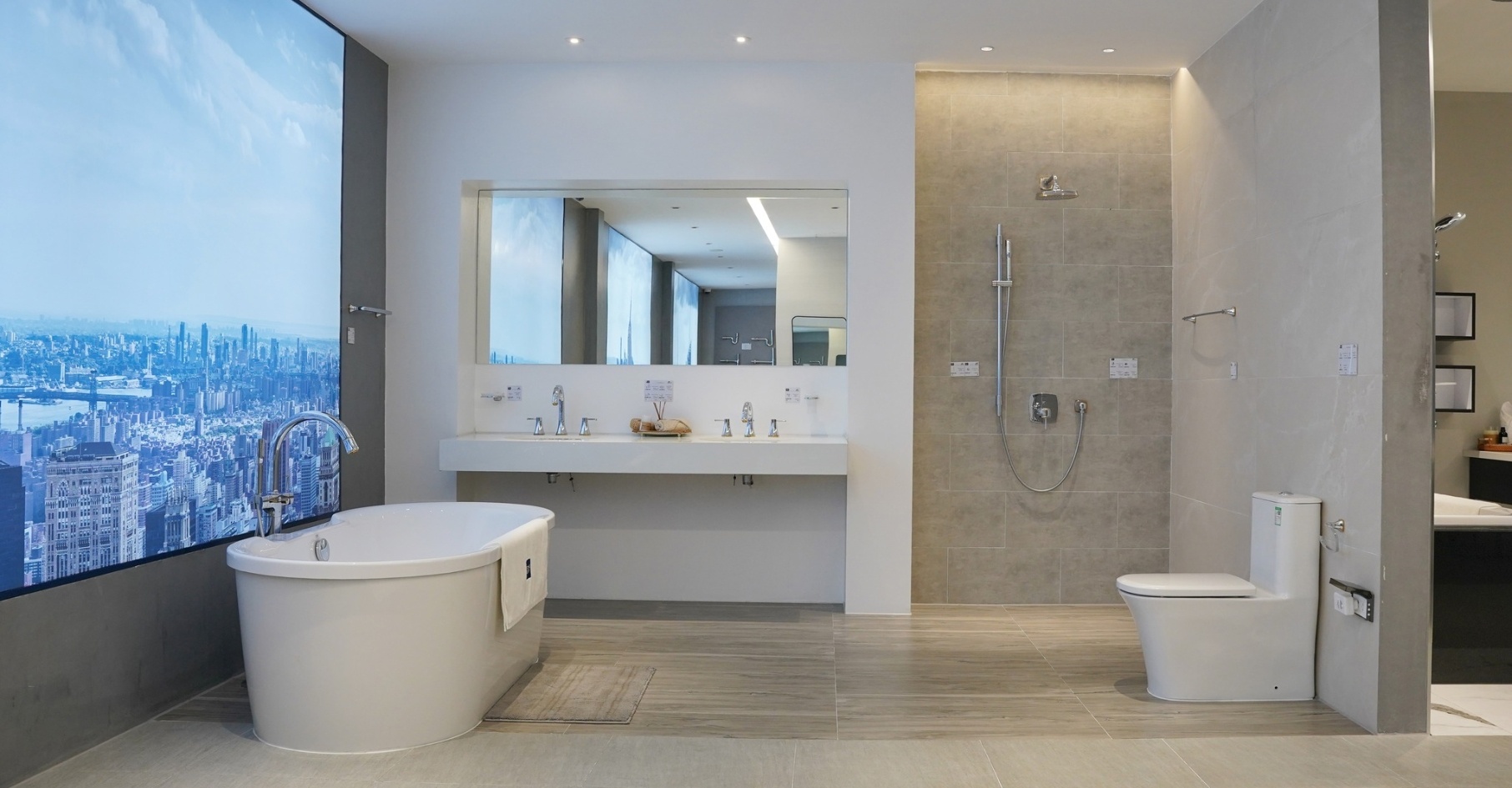 thiết kế phòng tắm hiện đại